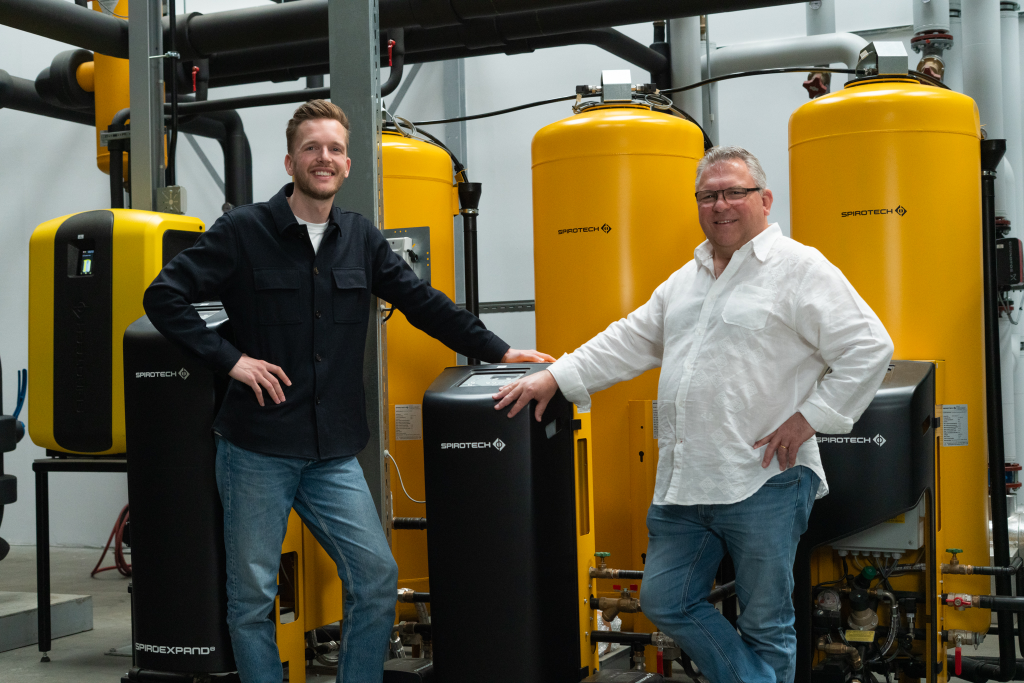 Laurens and Joost at Spirotech